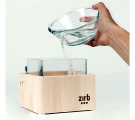 Glasschale für zirb-Luft um die Raumfeuchtigkeit etwas zu erhöhen