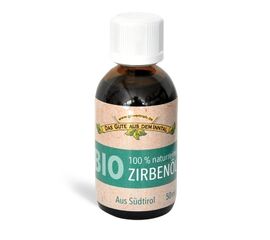 Ätherisches Bio- Arvenöl 50ml zum Tropfen aus dem Südtirol 100% naturrein aus Wildwuchssammlung. Feine und Dezente Duftnote