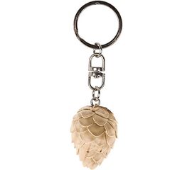 Zirbenzapfen Schlüsselanhänger, Grösse 2.5 cm, Ausführung natur