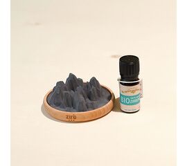 Duftspender aus Stein Fragrance Diffuser mit einem Bio-Zirbenöl 10ml