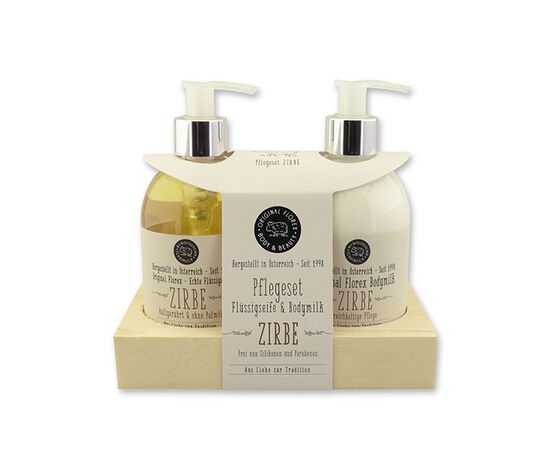 Pflanzenölseife, Bodymilk, zirbe, arve