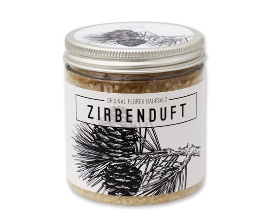 Badesalz 300g in der Dose "Zirbenduft", Zirbe