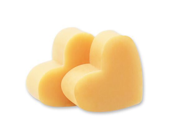 Schafmilchseife Herz mittel 4x23g in Cello "Zirbenduft", Zirbe